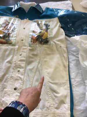 A rare Kansai Yamamoto 'Sushi' coat 1980s - 21