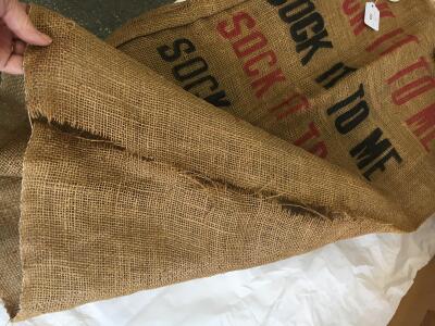 A burlap sack dress, 1960s - 10