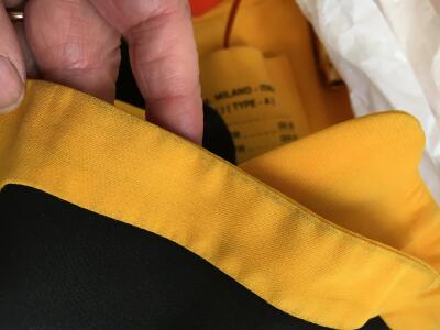 A Franco Moschino black and yellow cr&ecirc;pe 'Life Jacket', Spring-Summer 1991 - 15