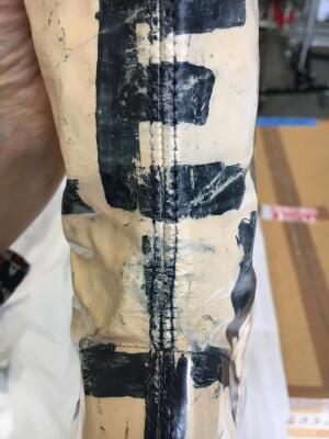 A pair of rare Stephen Sprouse graffiti-painted patent boots, late 1980s-early 1990s - 20