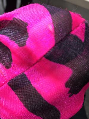 A pair of Stephen Sprouse pink and black printed nylon tights, Autumn-Winter 1984-85 - 14