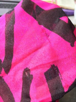 A pair of Stephen Sprouse pink and black printed nylon tights, Autumn-Winter 1984-85 - 19