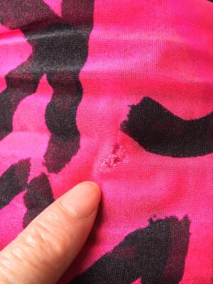A pair of Stephen Sprouse pink and black printed nylon tights, Autumn-Winter 1984-85 - 23