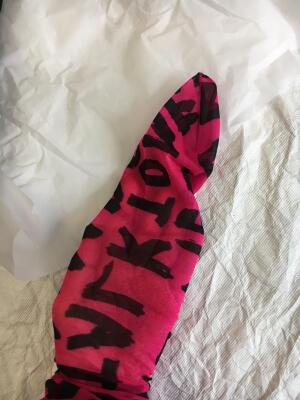 A pair of Stephen Sprouse pink and black printed nylon tights, Autumn-Winter 1984-85 - 24