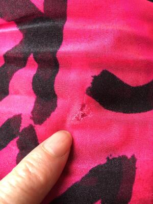 A pair of Stephen Sprouse pink and black printed nylon tights, Autumn-Winter 1984-85 - 25