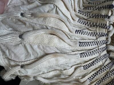A Norma Kamali ivory cotton parachute ensemble, Autumn-Winter 1977-78 - 17