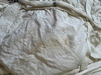 A Norma Kamali ivory cotton parachute ensemble, Autumn-Winter 1977-78 - 20