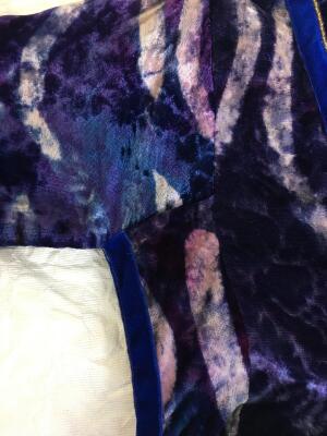 A Thea Porter printed crushed velvet jillayeh, circa 1969 - 13