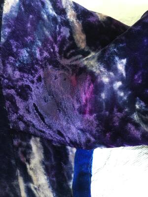 A Thea Porter printed crushed velvet jillayeh, circa 1969 - 14