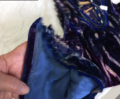 A Thea Porter printed crushed velvet jillayeh, circa 1969 - 21