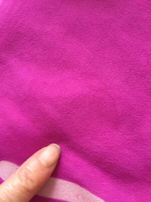 A Halston printed magenta and white batik effect chiffon caftan, circa 1975 - 13