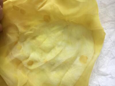 A Halston dappled yellow chiffon caftan, circa 1975 - 8