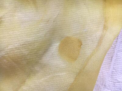 A Halston dappled yellow chiffon caftan, circa 1975 - 12