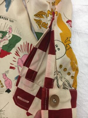 An Issey Miyake x Terry Johnson men's printed cotton canvas shirt, 2013 - 15