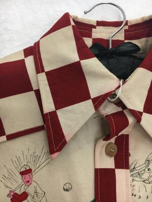 An Issey Miyake x Terry Johnson men's printed cotton canvas shirt, 2013 - 16