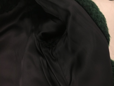 A Biba green faux-fur coat, circa 1972 - 6