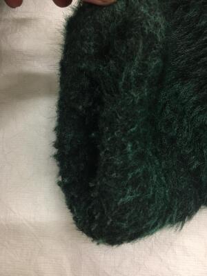 A Biba green faux-fur coat, circa 1972 - 8