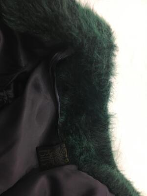 A Biba green faux-fur coat, circa 1972 - 10