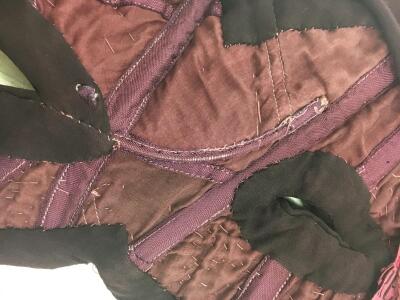 A Madame Gr&egrave;s haute couture aubergine silk jersey ensemble, circa 1973 - 13