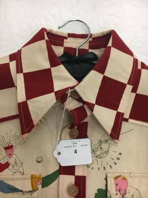 An Issey Miyake x Terry Johnson men's printed cotton canvas shirt, 2013 - 19