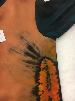 A rare Marian Clayden tie-dyed silk shirt, circa 1976 - 10
