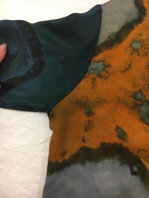 A rare Marian Clayden tie-dyed silk shirt, circa 1976 - 11
