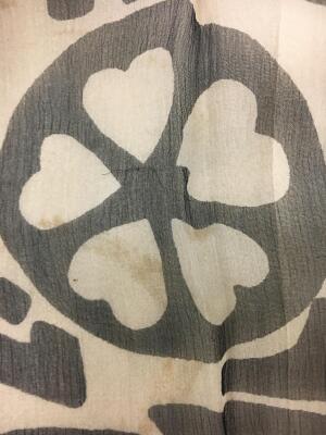 A Thea Porter black and white printed chiffon 'Faye' dress, 1970s - 13