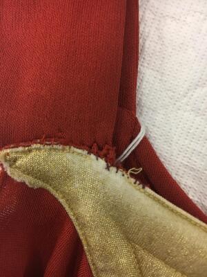 A Thierry Mugler brick red viscose jersey jumpsuit, circa 1978 - 16