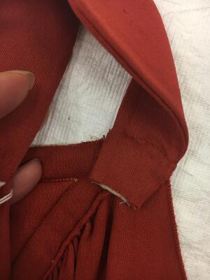 A Thierry Mugler brick red viscose jersey jumpsuit, circa 1978 - 17
