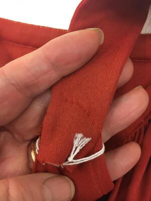 A Thierry Mugler brick red viscose jersey jumpsuit, circa 1978 - 20