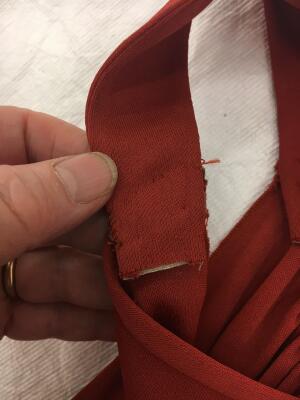 A Thierry Mugler brick red viscose jersey jumpsuit, circa 1978 - 21