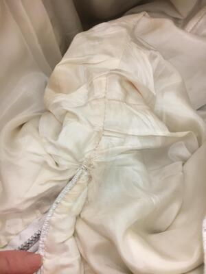 A Pair of Herm&egrave;s white ostrich leather jodhpurs, 1980s - 13