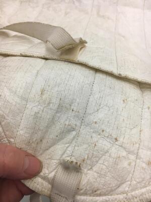 A Devo quilted Tyvek 'Action Vest' from the 'New Traditionalists' tour, 1981 - 8