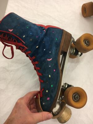 A pair of Maud Frizon roller skates, 1980s - 18