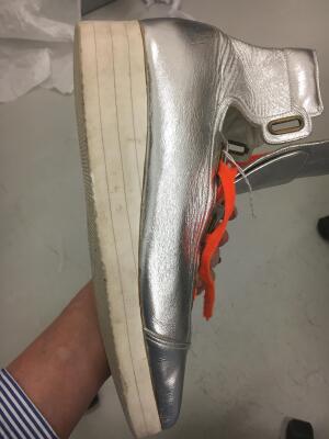 A pair of Westwood/McLaren triple tongue trainers, mid 1980s re-issues of Witches collection originals - 10