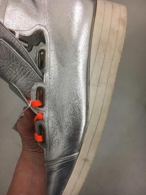 A pair of Westwood/McLaren triple tongue trainers, mid 1980s re-issues of Witches collection originals - 13