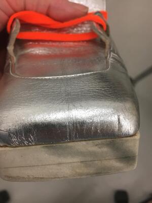 A pair of Westwood/McLaren triple tongue trainers, mid 1980s re-issues of Witches collection originals - 16