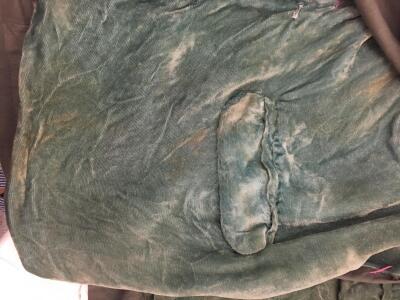 A rare Westwood/McLaren blue-grey cotton and velvet shirt, 'Punkature (Hobo)' collection, Spring-Summer 1983 - 15