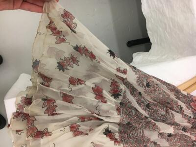 An Ossie Clark/Celia Birtwell printed silk chiffon dress, early 1970s - 14