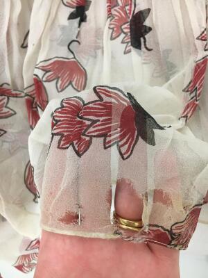 An Ossie Clark/Celia Birtwell printed silk chiffon dress, early 1970s - 20