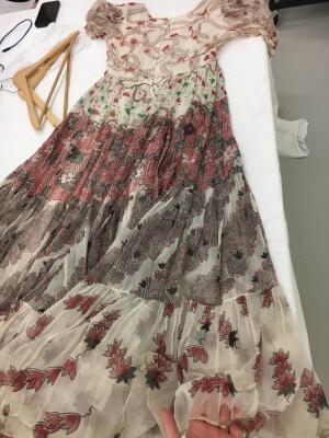 An Ossie Clark/Celia Birtwell printed silk chiffon dress, early 1970s - 22