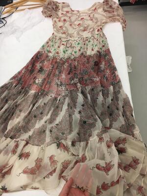 An Ossie Clark/Celia Birtwell printed silk chiffon dress, early 1970s - 24