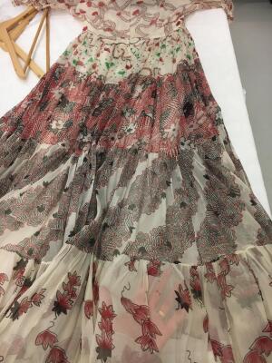 An Ossie Clark/Celia Birtwell printed silk chiffon dress, early 1970s - 27