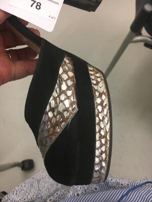 Two pairs of Terry de Havilland platform heels, 1970s - 30