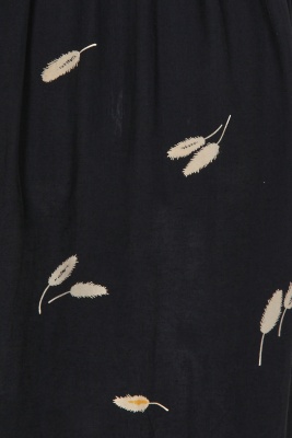 A Comme des Gar&ccedil;ons printed navy rayon wrap-dress, 1970s - 4