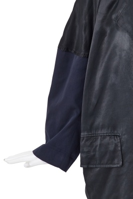 A Comme des Gar&ccedil;ons satin and cotton jacket, 'Dots, Polyester Pleats' collection, Autumn-Winter 1985-86 - 6