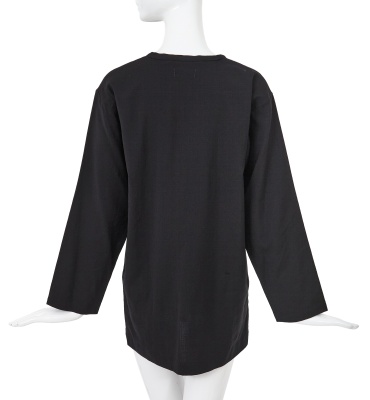 A Comme des Gar&ccedil;ons satin and cotton jacket, 'Dots, Polyester Pleats' collection, Autumn-Winter 1985-86 - 8