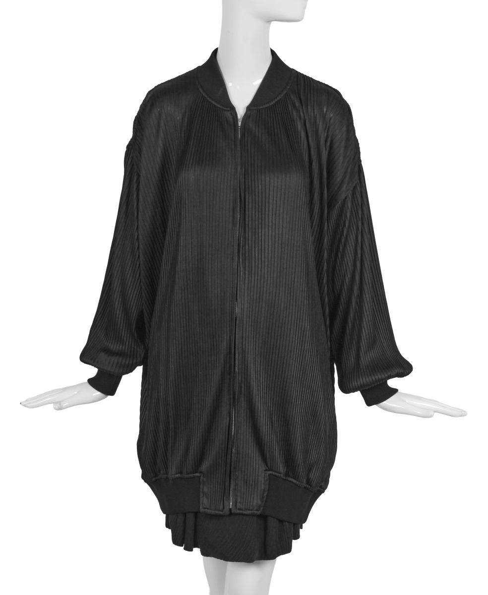 A Comme des Gar&ccedil;ons pleated polyester jacket, 'Dots, Polyester Pleats' collection, Autumn-Winter 1985-86