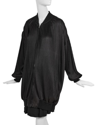 A Comme des Gar&ccedil;ons pleated polyester jacket, 'Dots, Polyester Pleats' collection, Autumn-Winter 1985-86 - 2