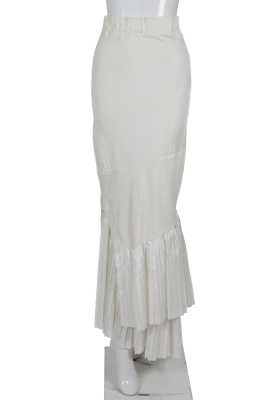 A Comme des Gar&ccedil;ons white dress/skirt and jacket, 'Bias Cutting' collection, Spring-Summer 1986 - 14